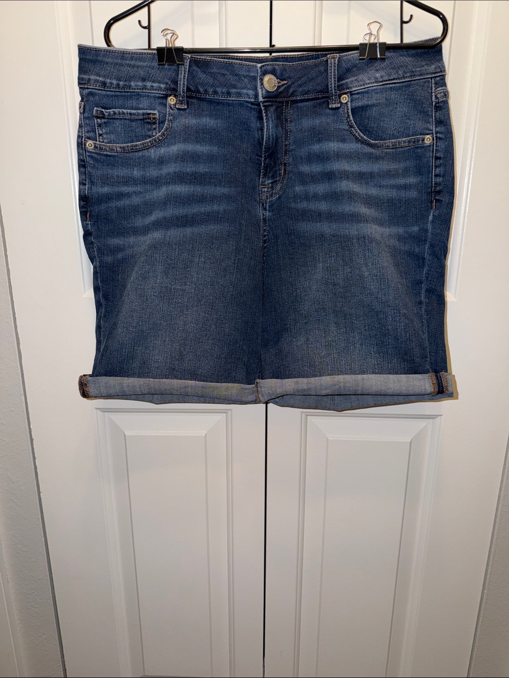 Maurices Dark Wash Denim Shorts